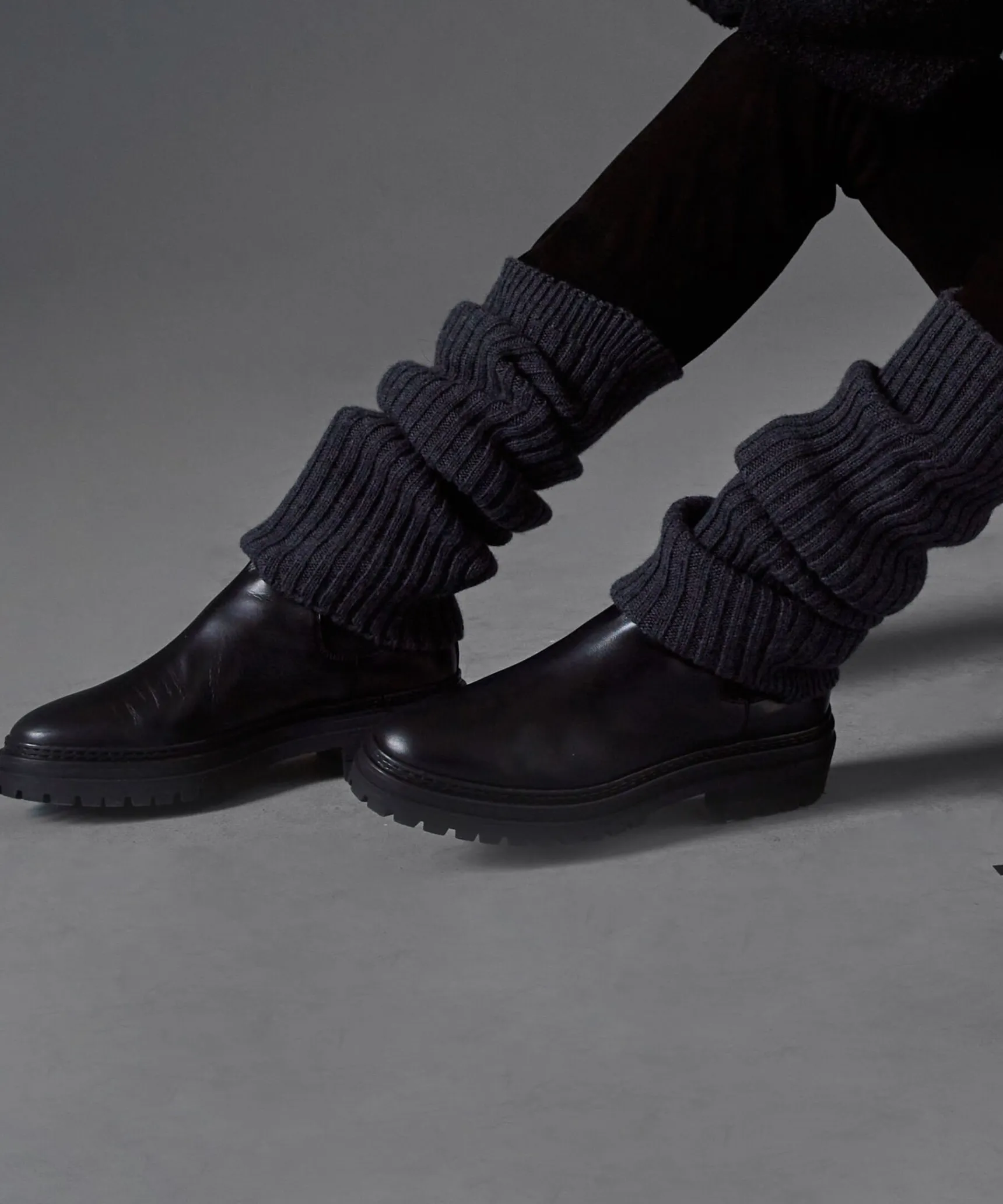 Clearance Rodier Guêtres en laine mérinos OEKO-TEX® gris
