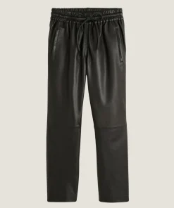 Online Rodier Jogging en cuir vert kaki