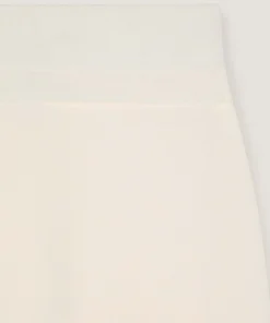 Clearance Rodier Jupe courte en maille blanc écru