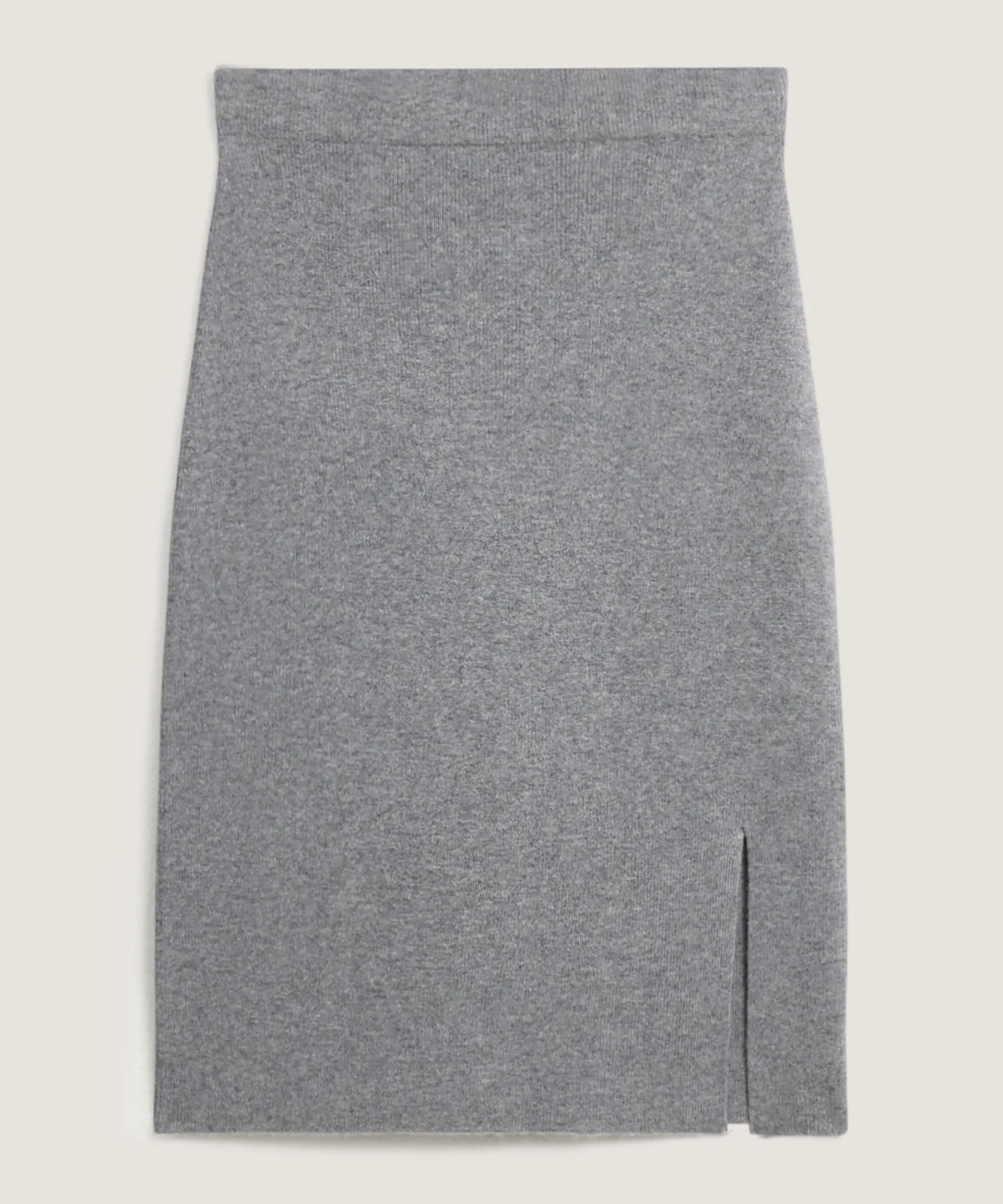 Online Rodier Jupe droite en laine et cachemire gris