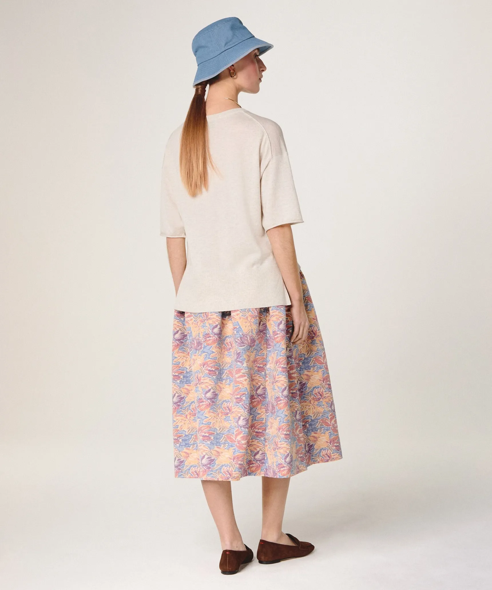 Clearance Rodier Jupe jacquard multicolore