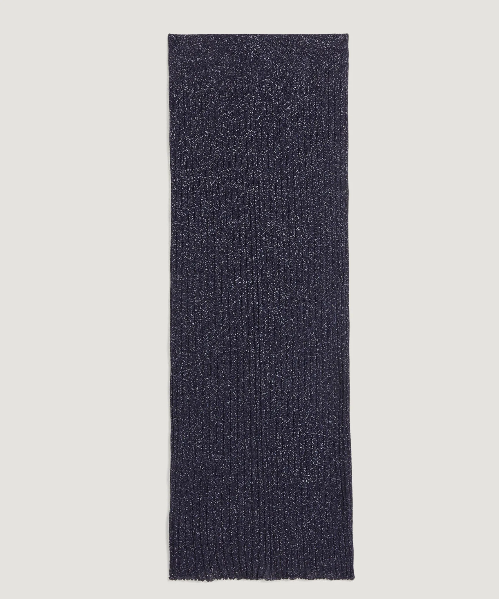 Clearance Rodier Jupe longue en maille lurex bleu marine