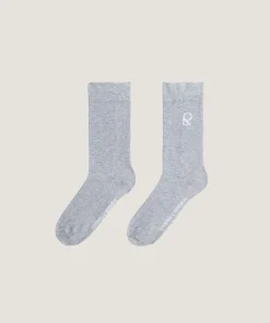 Online Rodier La chaussette unisexe gris chiné