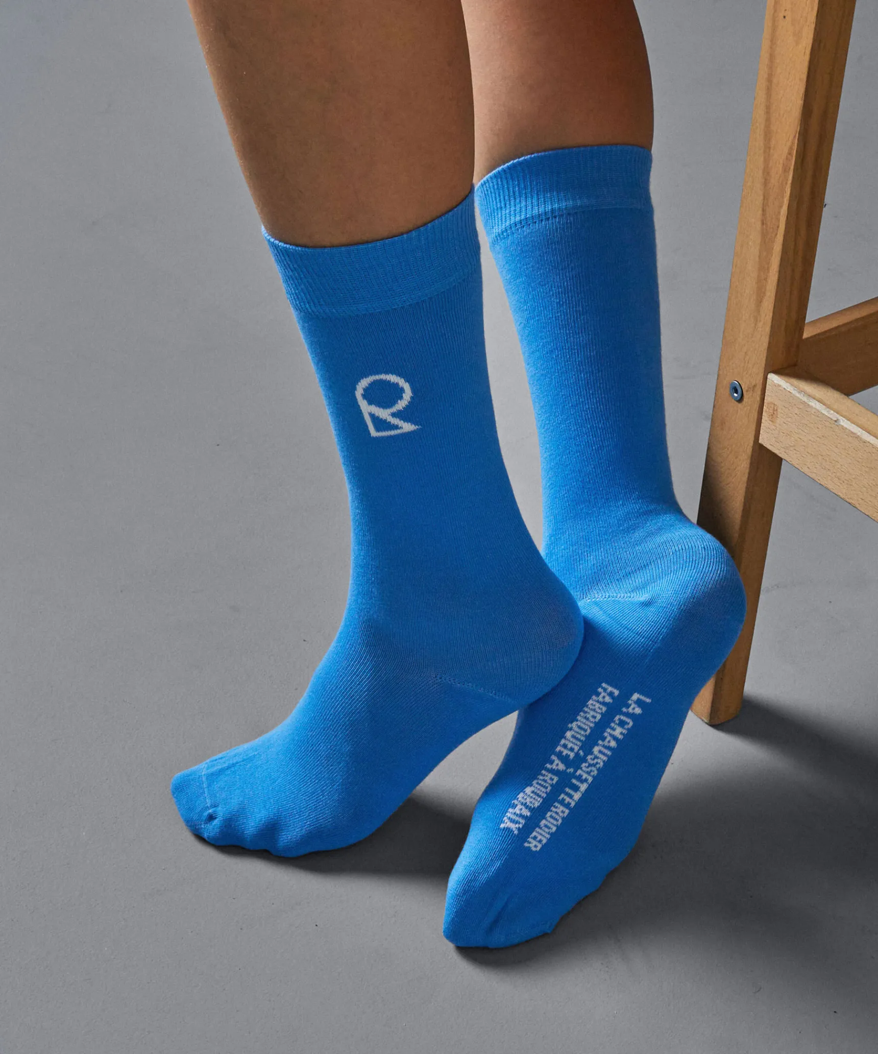Best Rodier La chaussette unisexe bleu