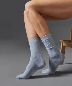 Rodier La chaussette unisexe gris chiné