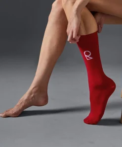 Best Rodier La chaussette unisexe rouge