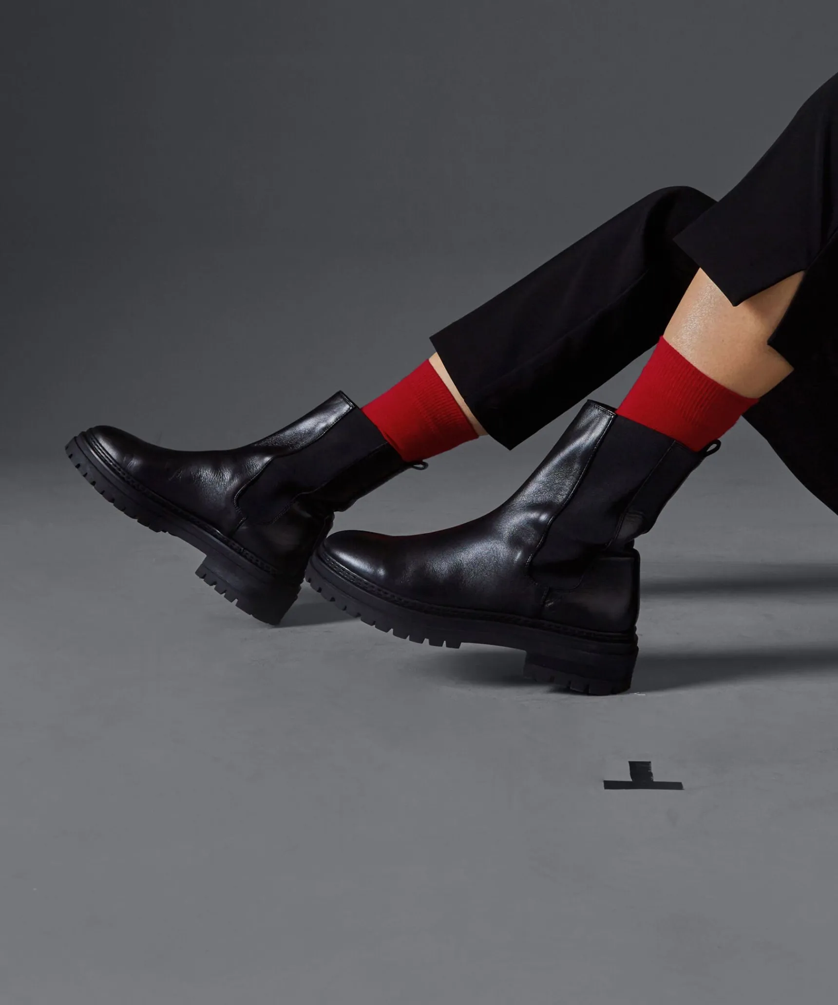 Best Rodier La chaussette unisexe rouge