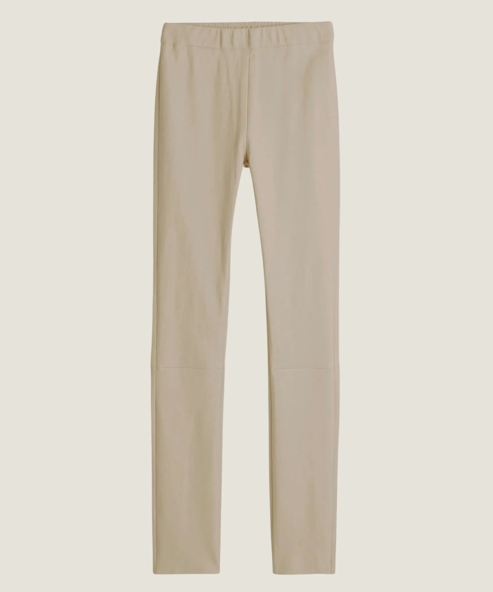 Clearance Rodier Legging en cuir stretch écru