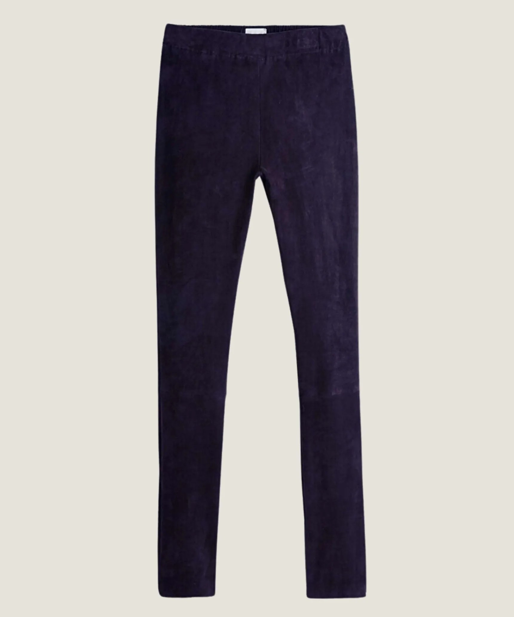 Best Rodier Legging en peau d'agneau stretch bleu marine