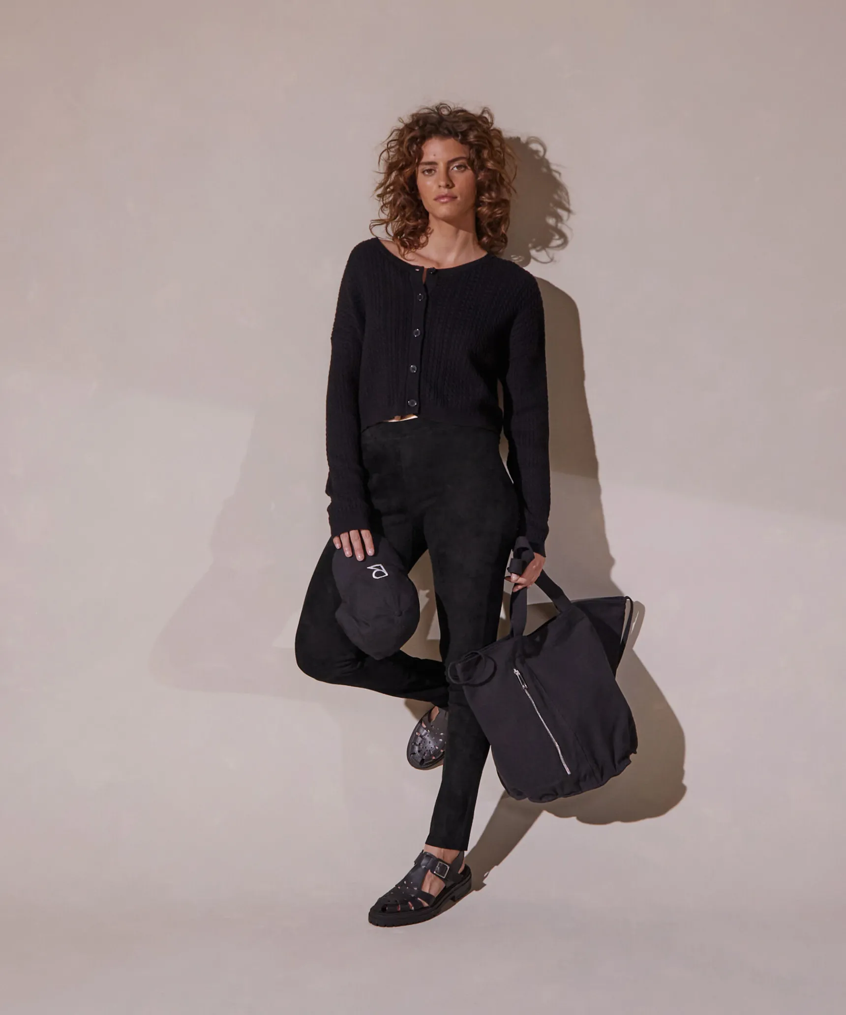 Discount Rodier Legging en peau d'agneau stretch noir
