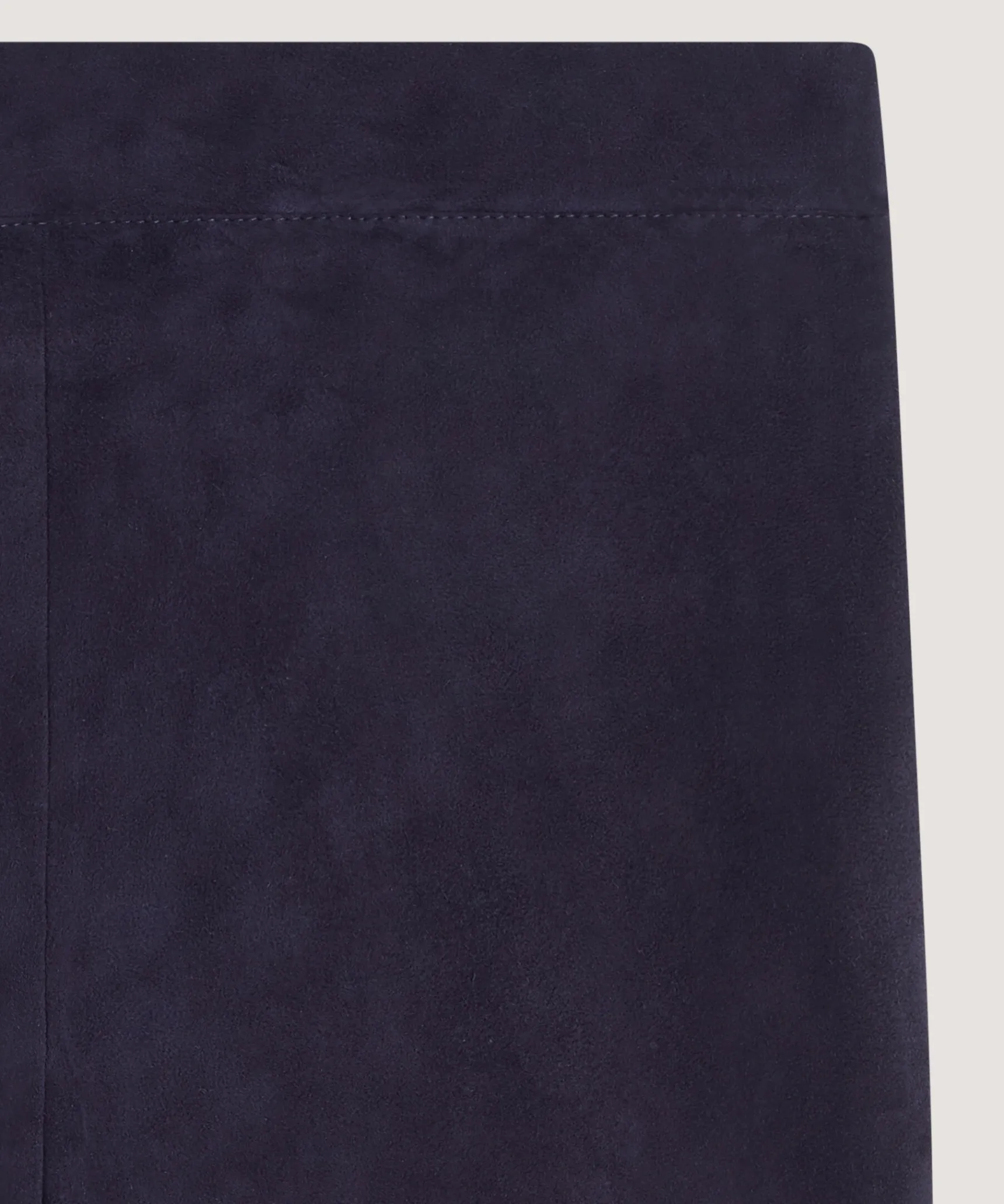 Online Rodier Legging en peau d'agneau stretch bleu marine
