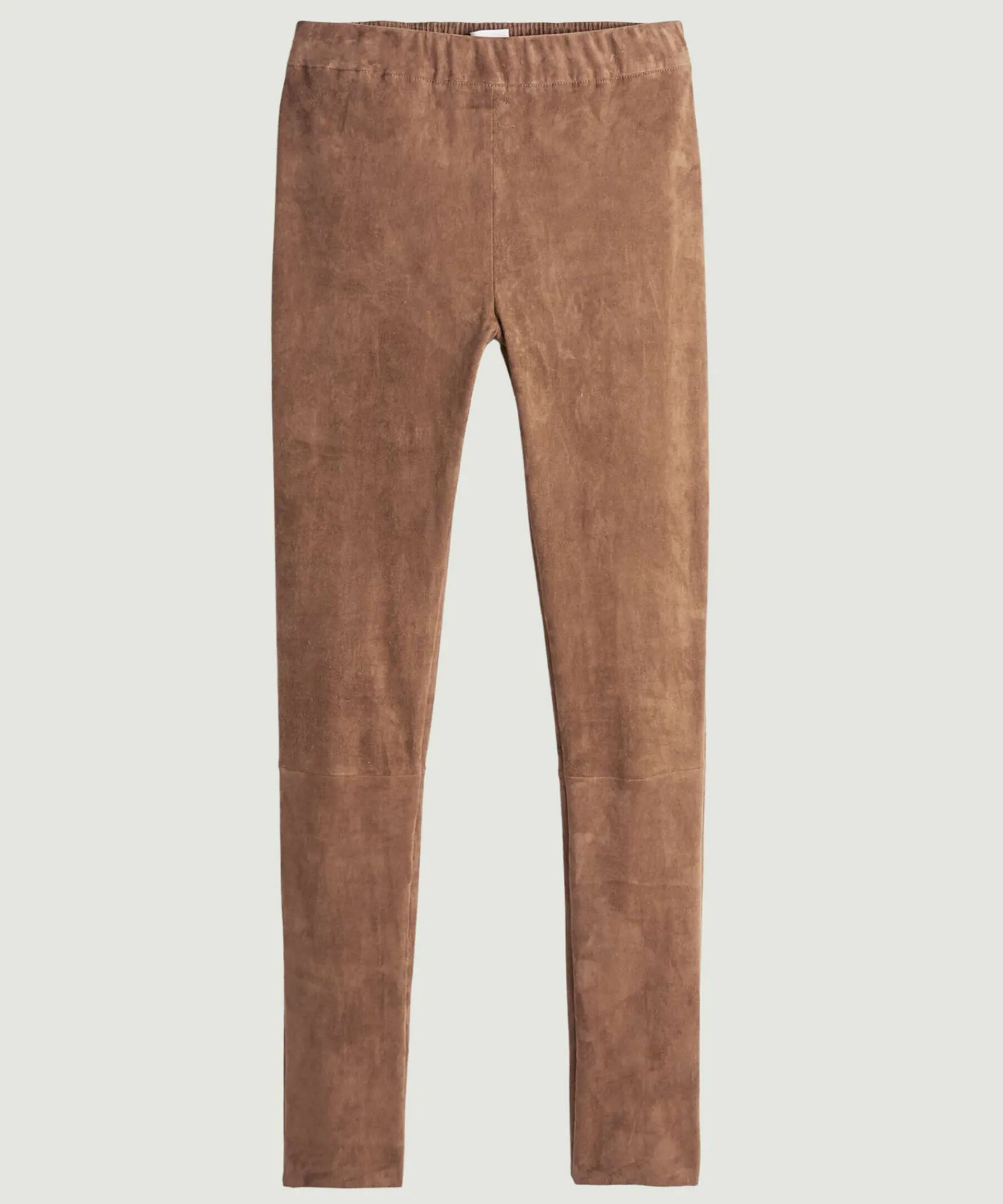 Hot Rodier Legging en peau d'agneau stretch taupe