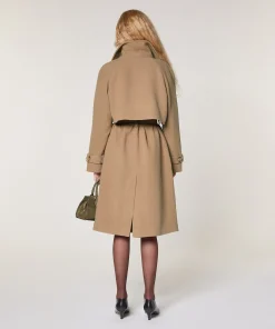 New Rodier Manteau en laine marron camel