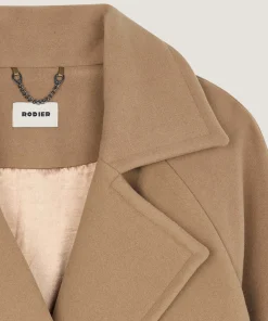 New Rodier Manteau en laine marron camel