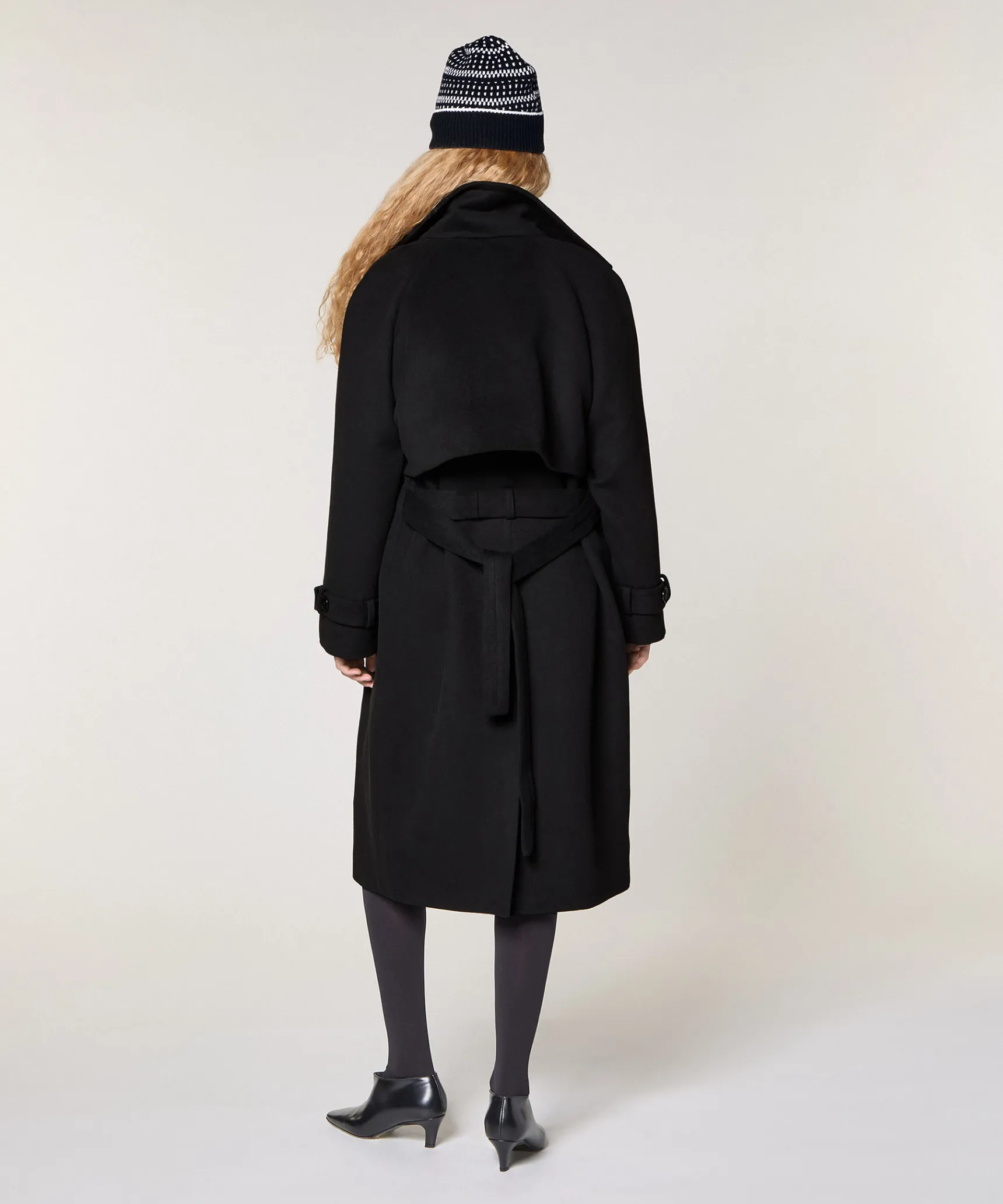 Best Rodier Manteau en laine noir
