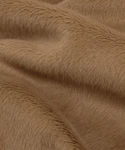 New Rodier Manteau long fausse fourrure marron camel