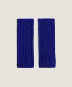 Best Rodier Mitaine en cachemire bleu outremer