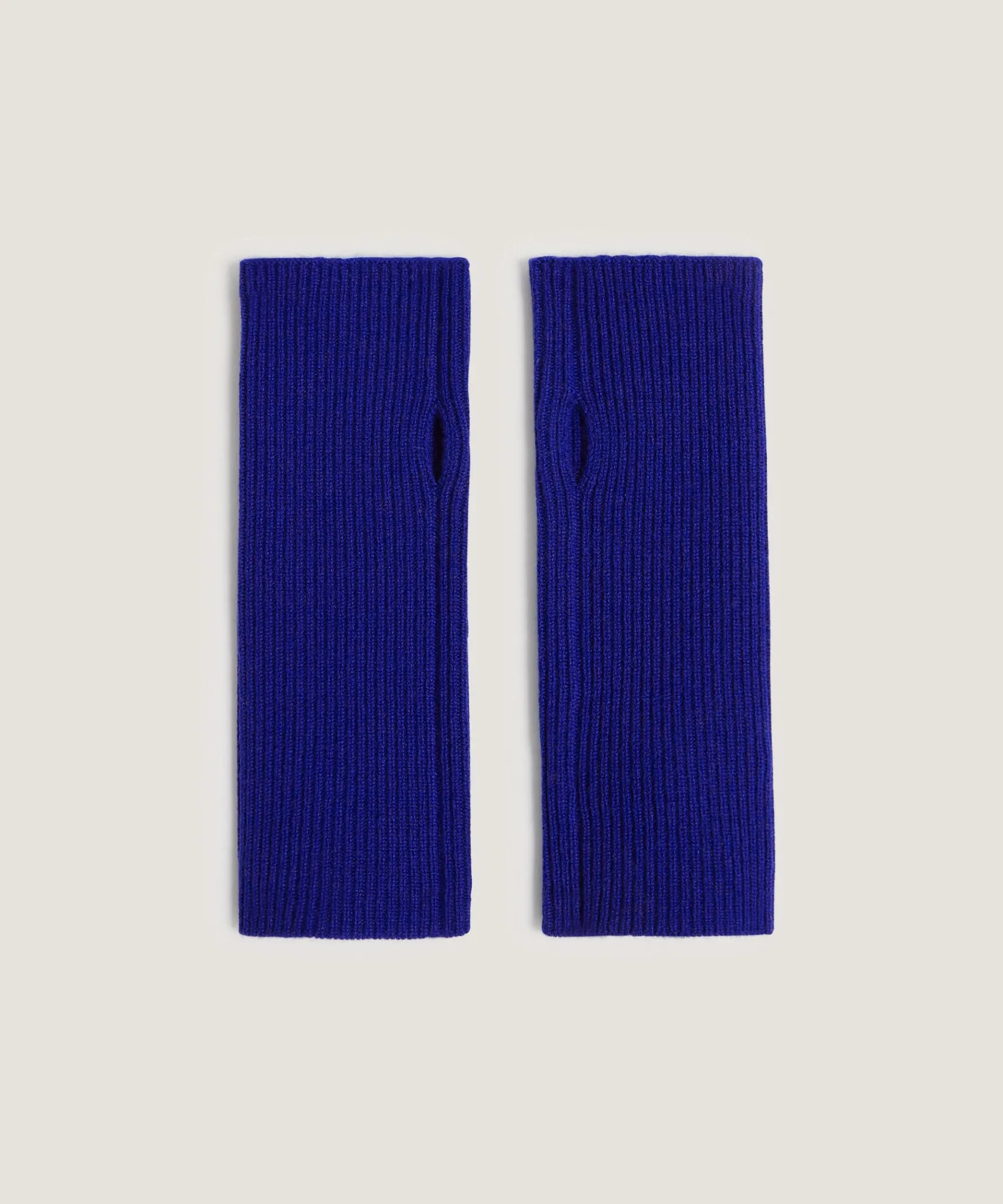 Best Rodier Mitaine en cachemire bleu outremer
