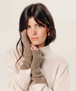 Hot Rodier Mitaine en cachemire beige