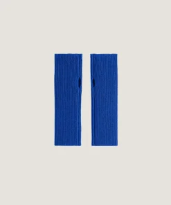 Hot Rodier Mitaines en cachemire bleu outremer