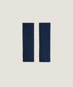 Sale Rodier Mitaines en cachemire bleu denim