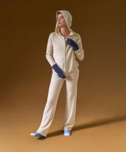 Sale Rodier Mitaines en cachemire bleu denim