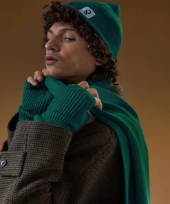 New Rodier Mitaines en laine mérinos OEKO-TEX® vert bouteille