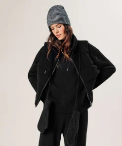 Outlet Rodier Moufles en cachemire noir