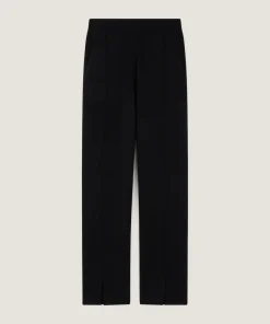 Clearance Rodier Pantalon cigarette en maille milano noir