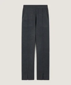 Rodier Pantalon cigarette en maille milano gris foncé