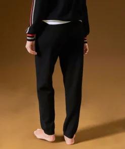 Sale Rodier Pantalon droit en cachemire noir