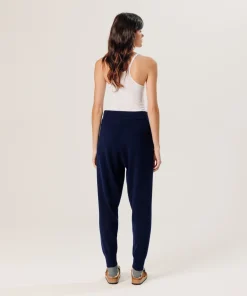 Sale Rodier Pantalon jogging en cachemire bleu marine