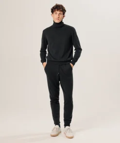 Sale Rodier Pantalon jogging en cachemire noir