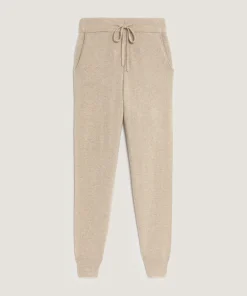 Best Rodier Pantalon jogging en cachemire 2 fils beige