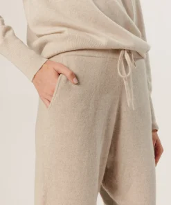 Best Rodier Pantalon jogging en cachemire 2 fils beige