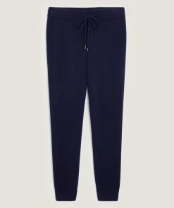 Best Rodier Pantalon jogging en cachemire bleu marine