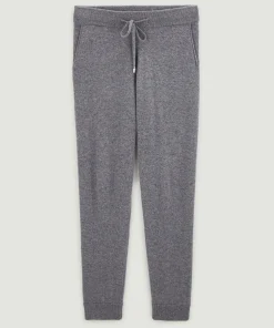 Clearance Rodier Pantalon jogging homme en cachemire 2 fils gris moyen