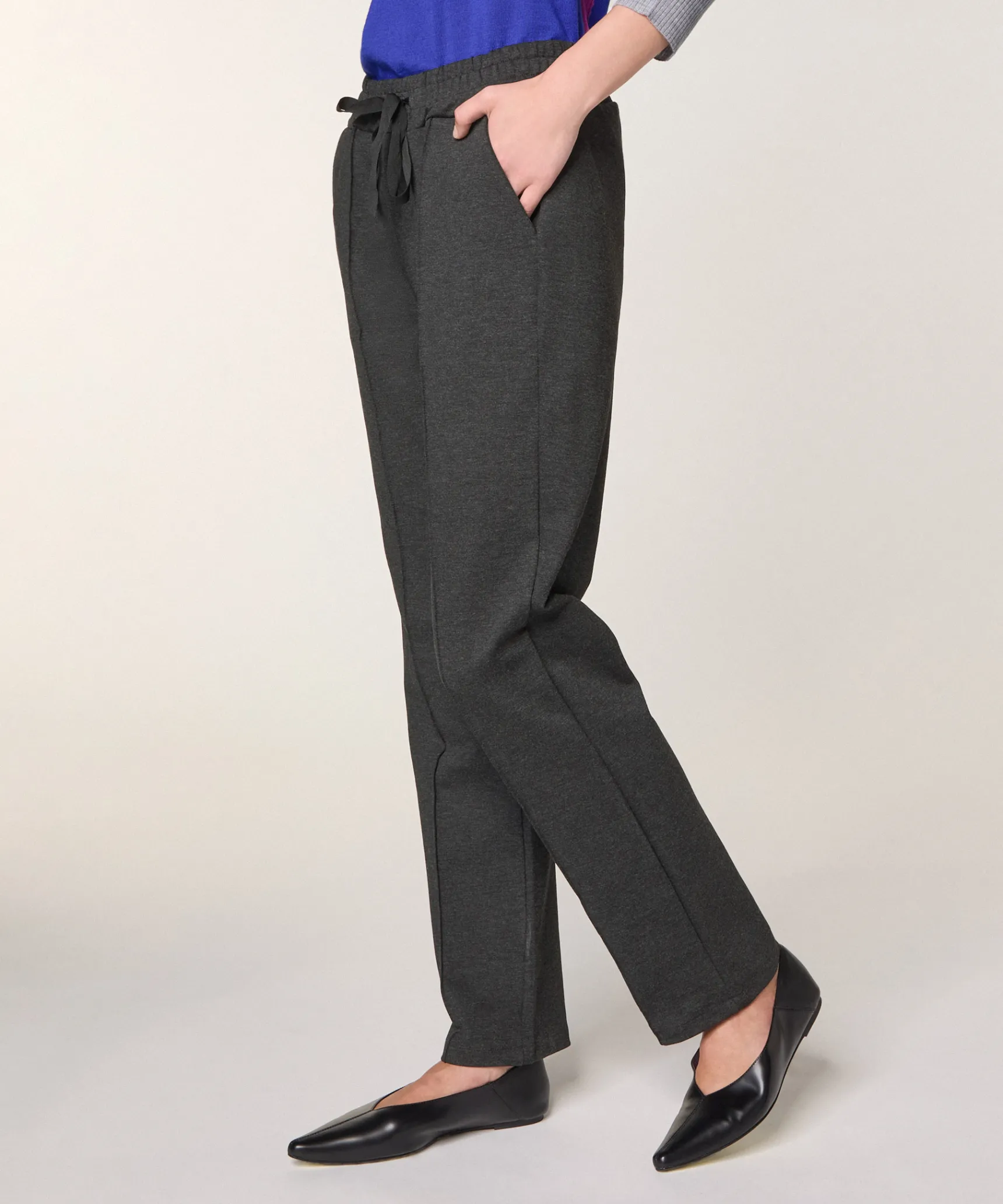 Clearance Rodier Pantalon jogging milano gris anthracite