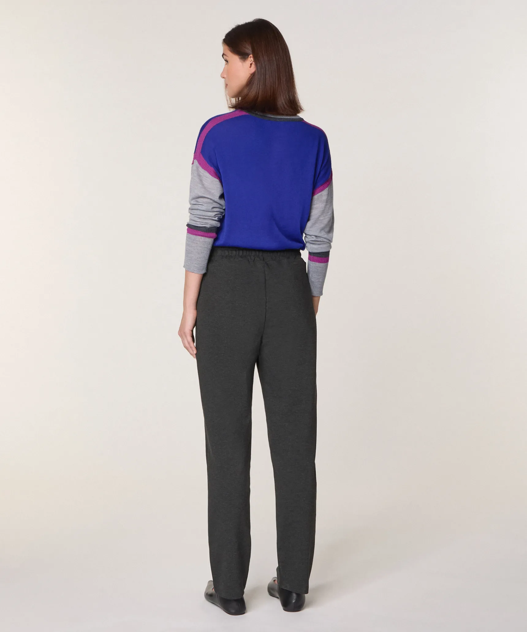 Clearance Rodier Pantalon jogging milano gris anthracite