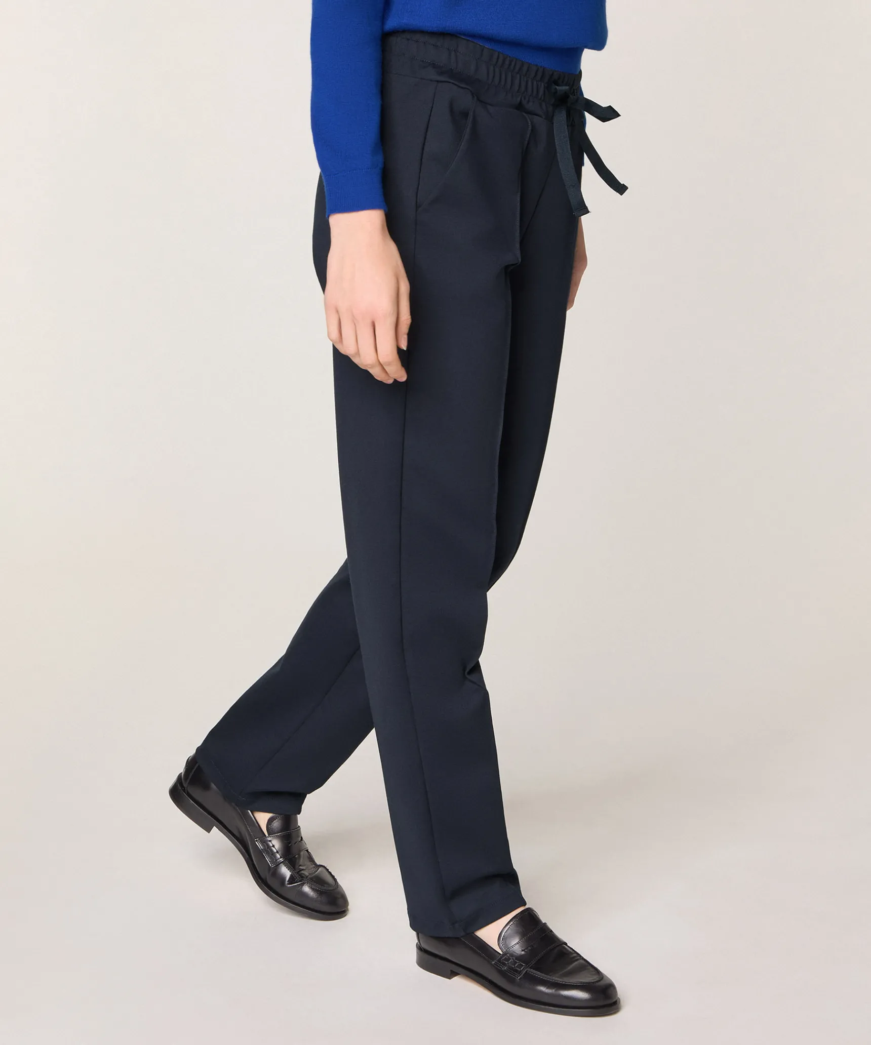 Outlet Rodier Pantalon jogging milano bleu marine