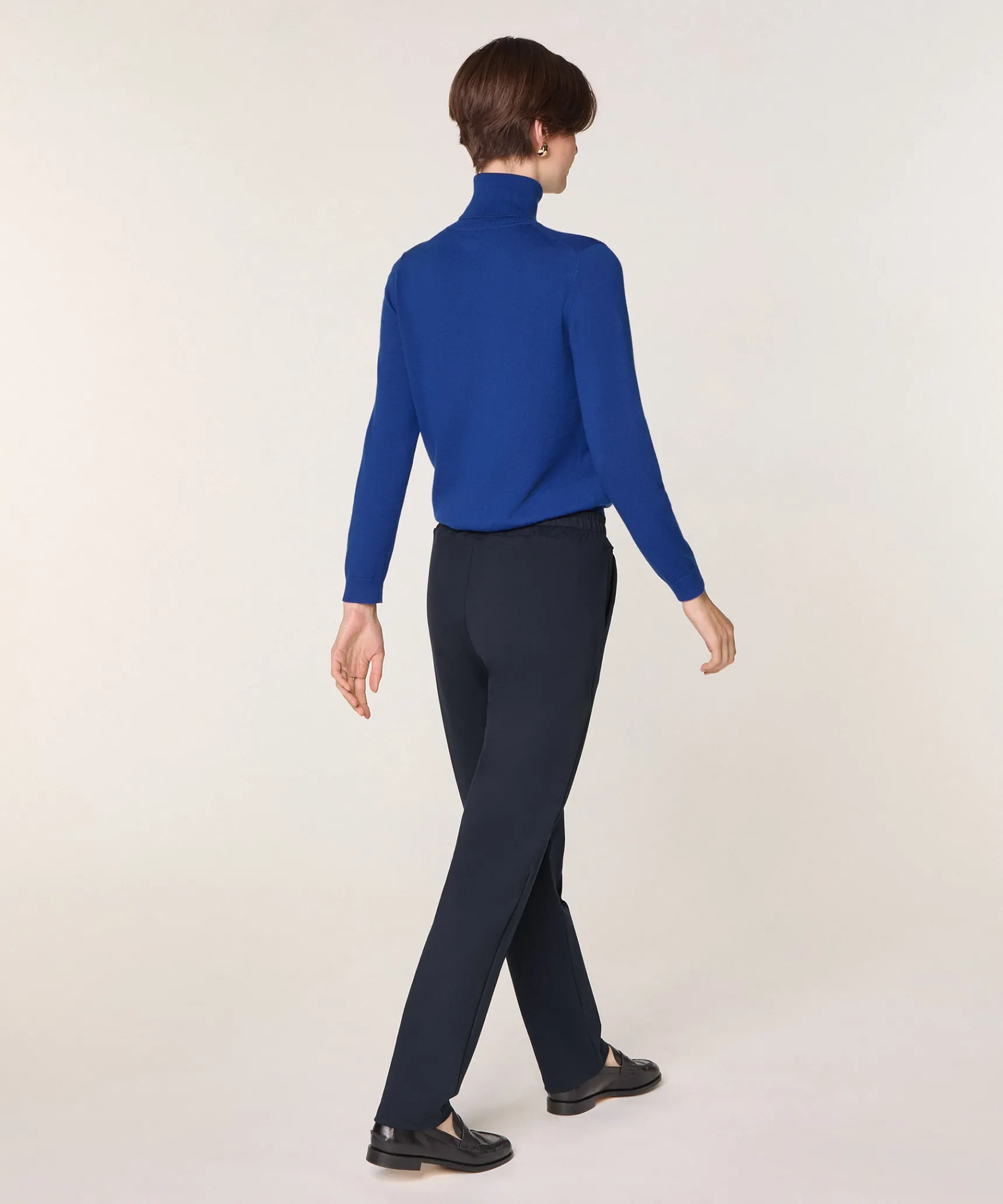 Outlet Rodier Pantalon jogging milano bleu marine