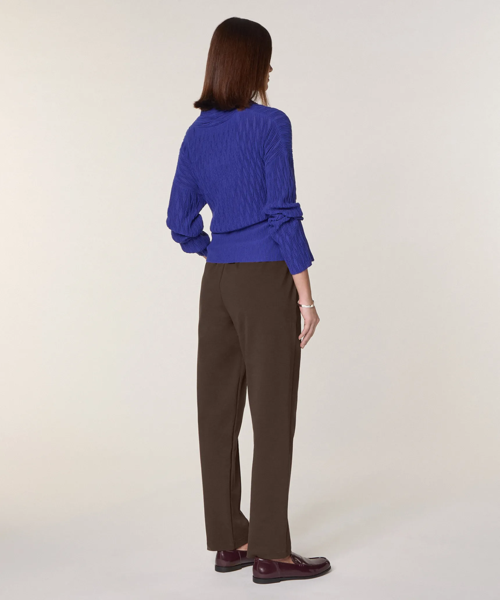 Rodier Pantalon jogging milano marron