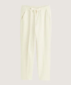 Hot Rodier Pantalon jogging milano blanc écru
