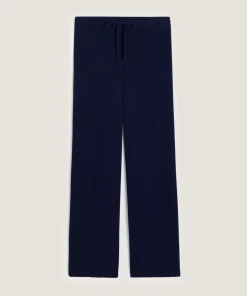 Sale Rodier Pantalon large en cachemire bleu marine