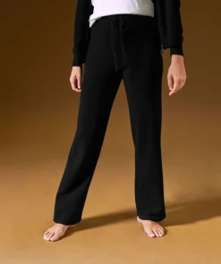 Best Rodier Pantalon large en cachemire noir