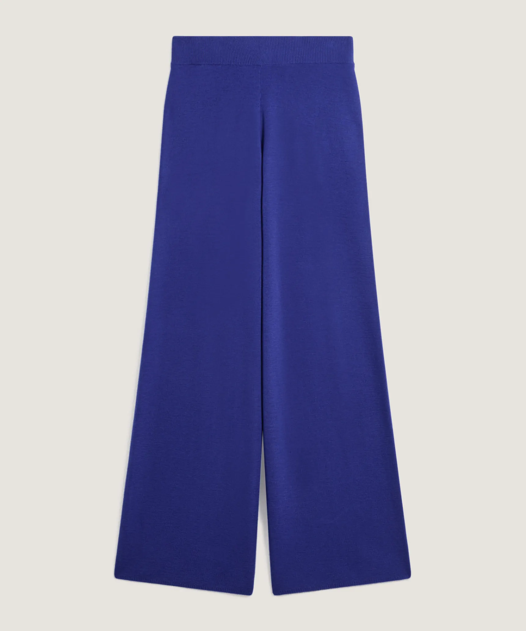Sale Rodier Pantalon large en laine mérinos bleu outremer
