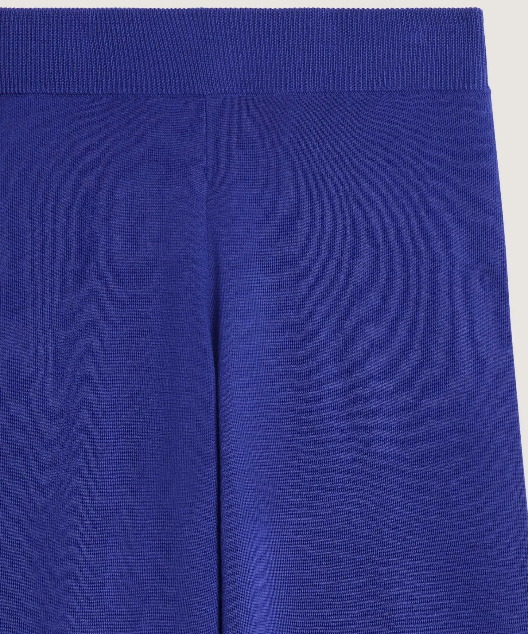 Sale Rodier Pantalon large en laine mérinos bleu outremer