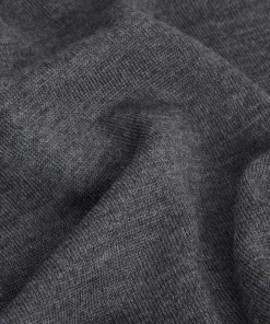 Outlet Rodier Polo en laine mérinos gris foncé