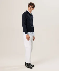 Discount Rodier Polo en laine mérinos bleu nuit