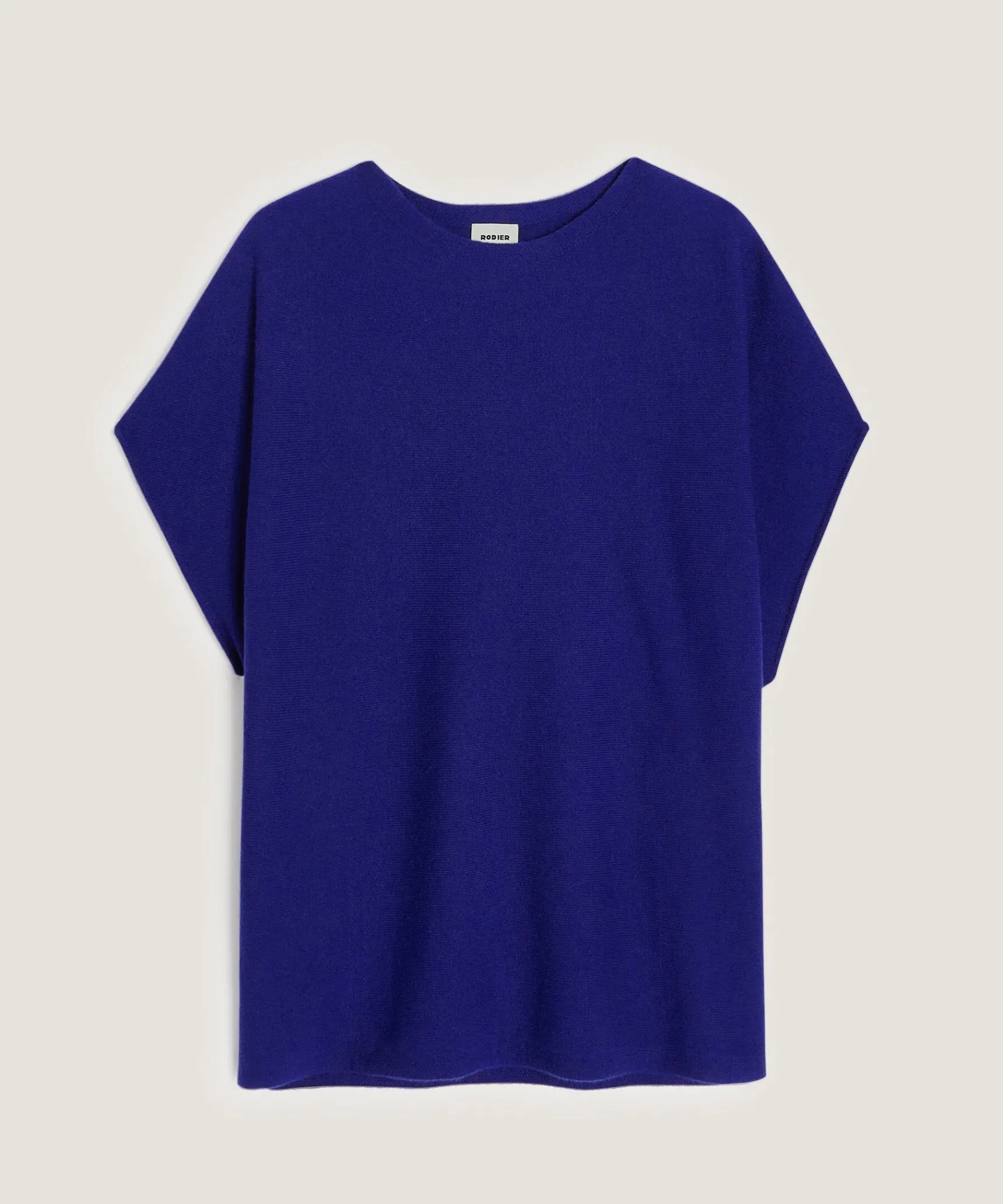 Discount Rodier Poncho cachemire bleu outremer